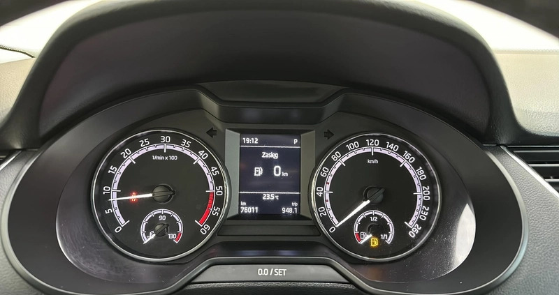 Skoda Octavia cena 66900 przebieg: 75940, rok produkcji 2019 z Torzym małe 352